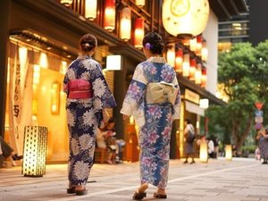 【春爛漫浴衣で温泉散歩】徒歩圏内瀬戸の海辺や宮島散歩　各種様々な浴衣をご用意しております