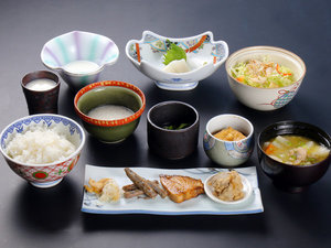 周山の和朝食は、食材にもこだわりを持っています。