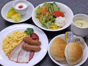 *【洋朝食一例】朝ごはんで一日の頑張る元気をチャージ♪