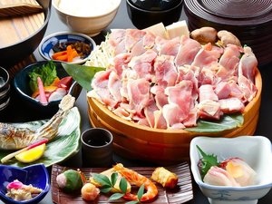 【料理長オススメ】仙洞名物！地鶏鍋会席