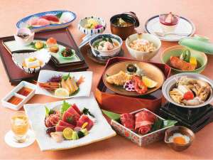 『お食事コース一例』海の幸や旬の食材を使用した和食会席