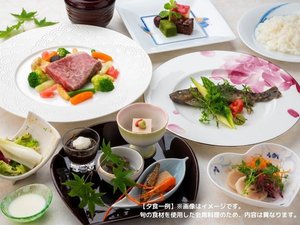 *【季節の会席】旬の食材を使用した会席料理です（※イメージ写真です）