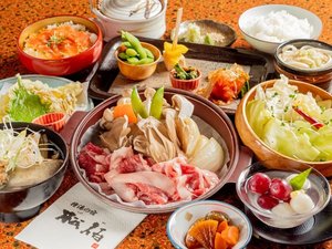 「檜湯の宿　松伯　」の夕食イメージ季節により、料理内容が異なります。