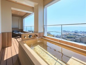 エグゼクティブ里山スイート（9～10階・禁煙）客室露天風呂（イメージ）