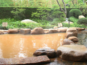 日本三古湯、日本三名泉に数えられる有馬温泉の名湯『金泉』は、すべての大浴場でお愉しみいただけます。