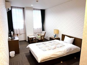 シングルタイプのお部屋です。ゆったりとご利用できます。