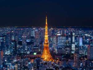 東京タワー全景夜景