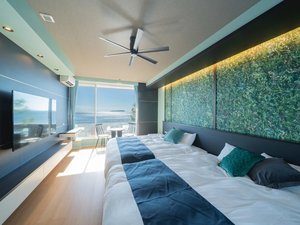 Suite　Villa『Seisho』主寝室。3LDK（136平米）を貸切で。