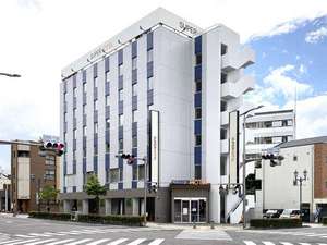 「スーパーホテル松本駅前」の外観新コンセプトの看板に変わりました。