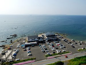 「天然温泉　海辺の湯」の俯瞰画像