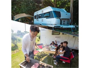 「長崎鼻ビーチリゾート」の海沿いのトレーラーハウス・広々快適テントで自然に癒されるご宿泊&開放的なBBQをしませんか？