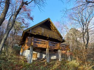 「スイートヴィラ　那須高原フィンランドログ」の外観