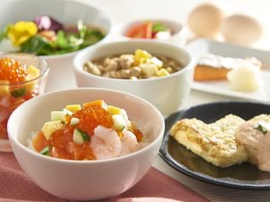 「札幌東急REIホテル」の【朝食】朝食バイキングでは、北海道に来たらぜひ食べたいメニューが勢ぞろい！
