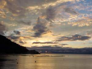 駿河湾の雄大な夕陽を浴室からご覧下さい。