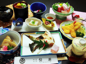 #【海鮮定食一例】ちょっと軽めの食事でもボリューム満点