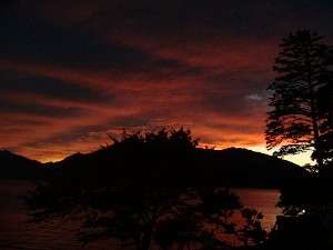 中禅寺湖と夕焼けは、一味違います