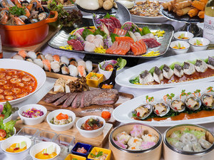 青森ならではの海産物を本格中華+和食で楽しめるビュッフェメニューイメージ