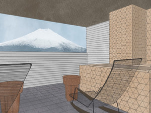 『3階富士山側』サウナ・露天風呂付85平米【スイートA】