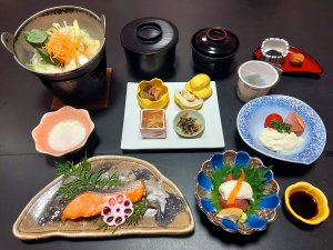 栄養バランスの整った旅館の朝ごはんで一日の元気をチャージ。