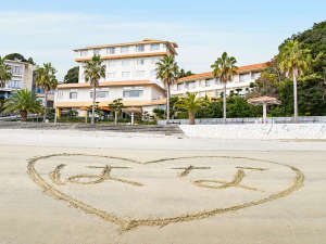 「海辺のホテルはな」の【外観】パールビーチが目の前！福寿荘の姉妹館♪「ホテルはな」です