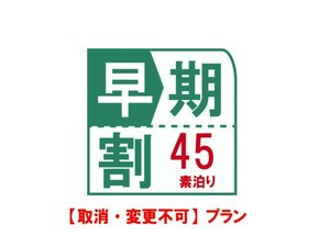 早期割45日前素泊り