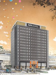 「アパホテル〈広島駅前新幹線口〉」の外観（イメージ）