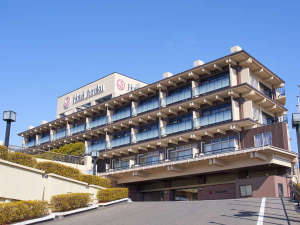 「飯坂ホテルジュラク」のホテル外観