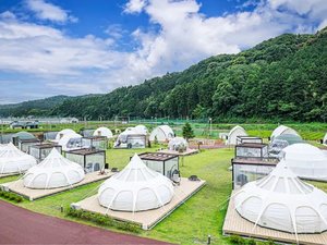 「Glamping＆port結」の外観