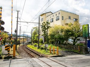 「旅館　一二三荘」の外観