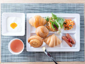 「スーパーホテル鳥取駅前」の健康朝食のイメージ写真です♪