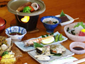 【海鮮会席一例】伊勢志摩の海の幸をふんだんに使用した和会席料理。