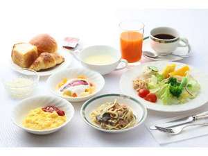 ■朝食6:30～9:00　洋食盛り付け例