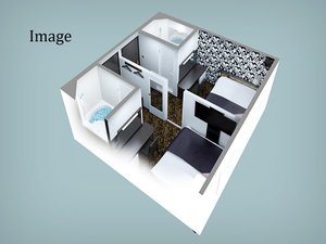 【ダブル×ダブル】コネクトツイン3Dパース