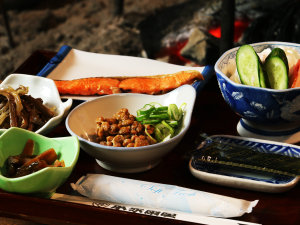 朝食一例◆素朴な和食はお米の美味しさが際立つ♪