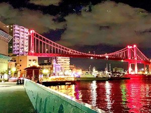 若戸大橋　南海岸エリアのライトアップ