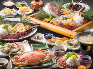 海鮮おまかせプランの料理例