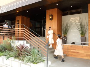 「大阪コロナホテル」の正面玄関入口