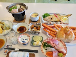 *夕食一例/季節替わりの「海山会席」