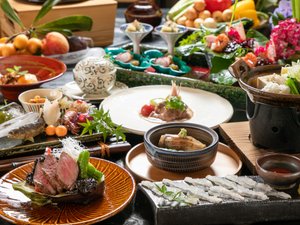 ■DEN　RIKYU　会席■四季を彩る食材をふんだんに使用し、ここでしか味わえない美味。