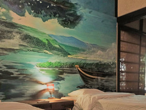 【寝室】施設内にあしらった日本らしさを感じられるデザインもお楽しみください