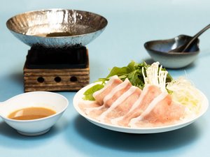 【朝食】一例：ポークしゃぶ弊社レストランスタッフのレストランメニューお勧め商品になります。