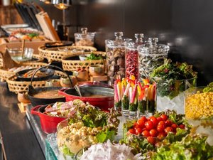 【朝食ビュッフェ】宮崎の郷土料理など50種類以上のメニューをお楽しみください