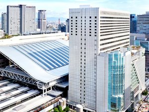 「ホテルグランヴィア大阪」のホテル外観｜ホテルグランヴィア大阪は、JR大阪駅直結です。