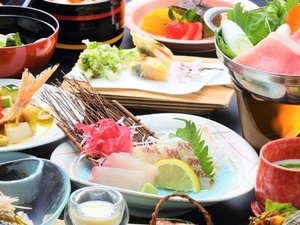 【スタンダード会席】〇旬魚のお造りをはじめ品数豊富でボリュームたっぷり♪