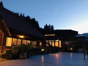 「祖谷の宿　かずらや」の夜も静寂に包まれます