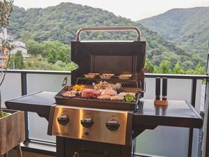 【BBQプラン】プロ愛用のガスグリルで本格的