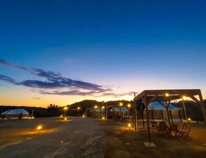 「エイトポイントリゾート沖縄」の【外観】グランピングドームテント