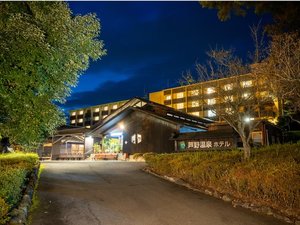 「芦野温泉ホテル」のホテル夜景