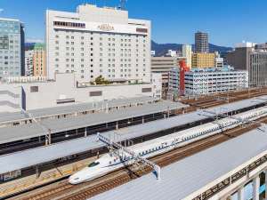 「ホテルアソシア静岡」のホテルアソシア静岡　静岡駅北口より徒歩1分　館内にコンビニ　レンタカーあり