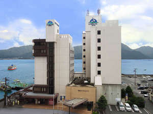 「宮島コーラルホテル」の宮島コーラルホテルの外観です☆海がきれいです～